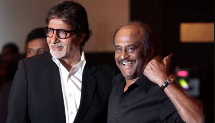 Amitabh Bachchan praises Rajnikanth, calls him 'incredible source of inspiration'