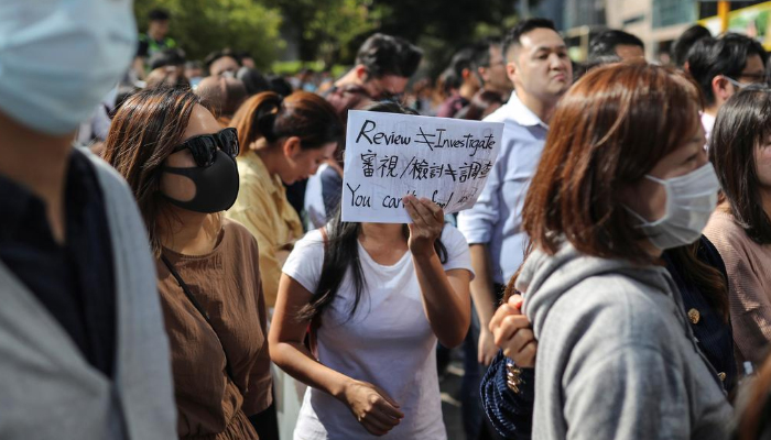 Hong Kong police to enter university as hunt for protesters turns up empty