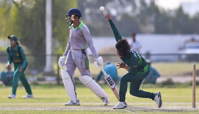 Sana, 18 impressed everyone earlier this year with her fiery bowling when she was picked for the tour of South Africa, as a replacement for Diana Baig to represent the women in green. Photo: File