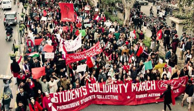 Cases registered against Students Solidarity March participants 