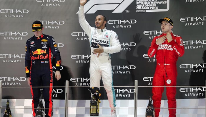 Hamilton ends the F1 season in style in Abu Dhabi