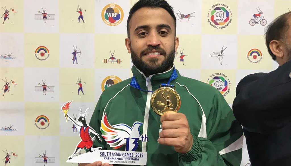 Pakistani Karateka Saadi Abbas eyes Olympics after winning Gold in South Asian Games 