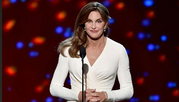 Olympic champion Caitlyn Jenner speaks at the ESPY sports awards gala in Los Angeles on July 15, 2015. — AFP