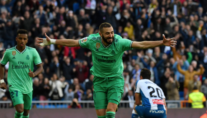 Benzema delivers again as Madrid cruise past Espanyol