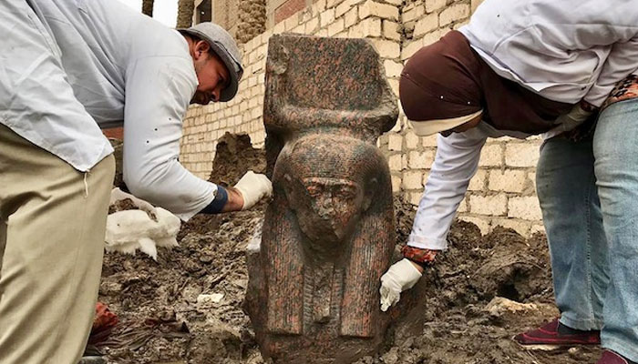 Egypt finds 'rare' bust of pharaoh Ramses II near Giza