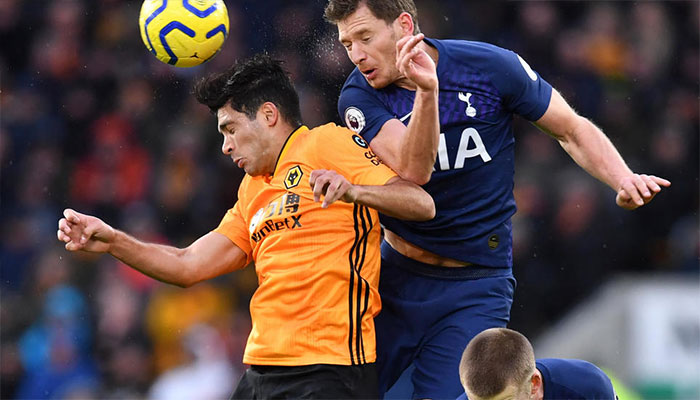 Tottenham up to fifth after late win at Wolves