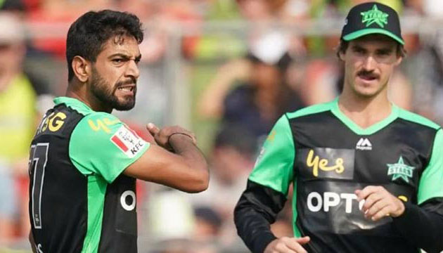 Haris Rauf's cut-throat celebration sparks controversy in Big Bash League