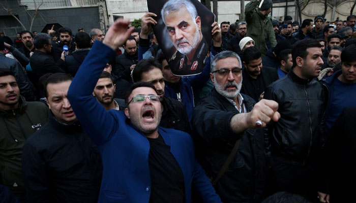 Thousands gather in Baghdad to mourn Soleimani, others killed in US air strike