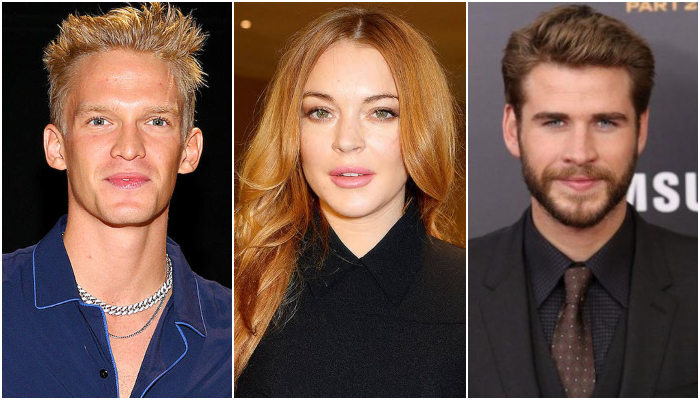 Lindsay Lohan getting back at Cody Simpson by flirting with Miley Cyrus's ex Liam Hemsworth?