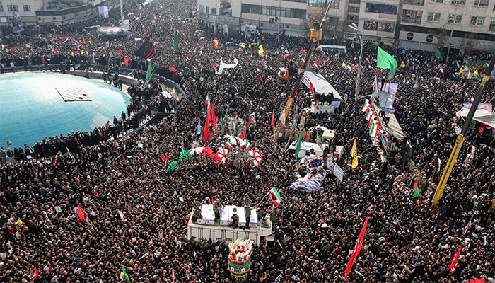 'Million-strong' homage for General Soleimani brings Tehran to standstill