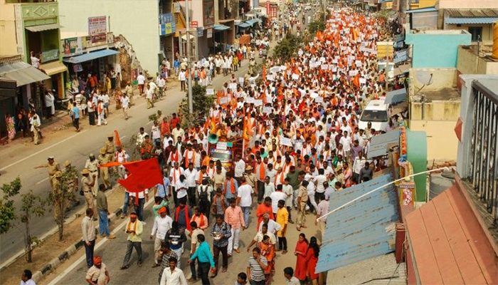 Hardline protesters rally against construction of Jesus statue in India