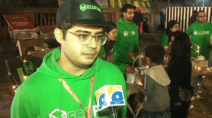 Man on a mission: Replacing plastic cutlery with biodegradable ones at Karachi Eat 2020