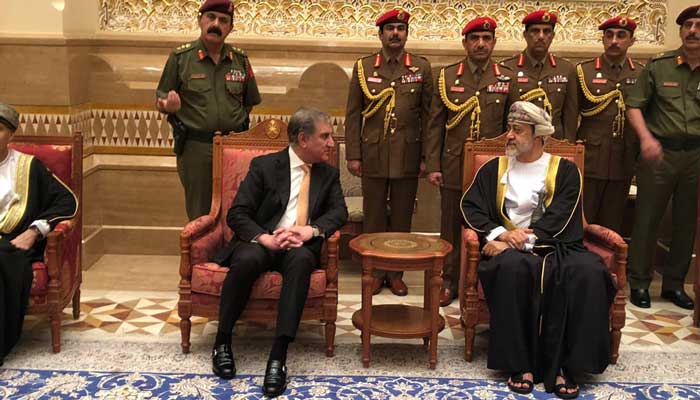 FM Qureshi in Oman to condole over Sultan Qaboos' passing