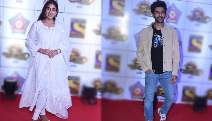 Sara Ali Khan, Kartik Aaryan spotted together at Umang 2020