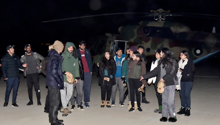 Army rescues 22 students stranded in snow-hit Gilgit district
