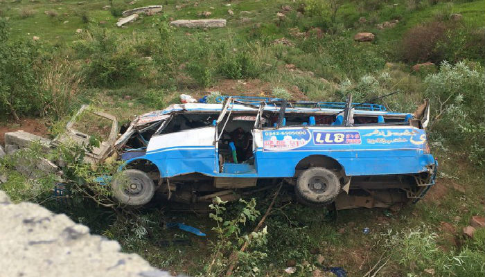 Three dead, 24 left injured as bus overturns near river Ravi