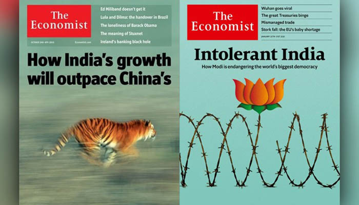 Decade-old magazine covers highlight contrast between modern-day Pakistan, India 