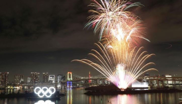 Olympics: Tokyo celebrates with fireworks show to mark six months before Games