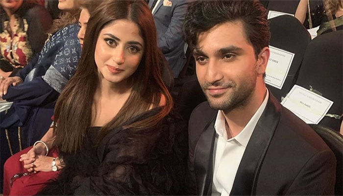 Sajal Ali, Ahad Raza Mir stun in all-black attires