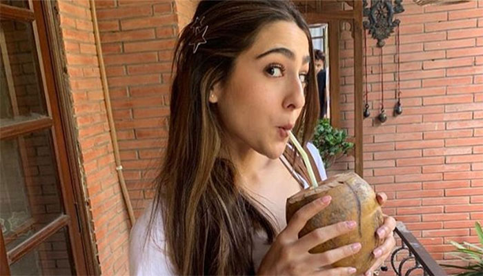 Sara Ali Khan advises fans to start their week with coconut water