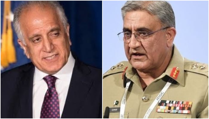 Gen Bajwa, Zalmay Khalilzad discuss Afghan reconciliation process