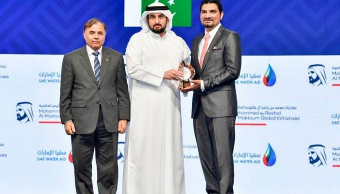 Pakistani national wins award for global water crisis solution in UAE