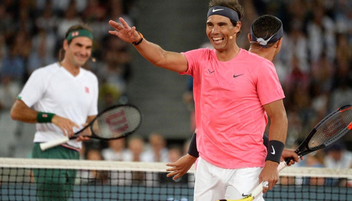 Federer, Nadal play to huge crowd for charity cause in Cape Town