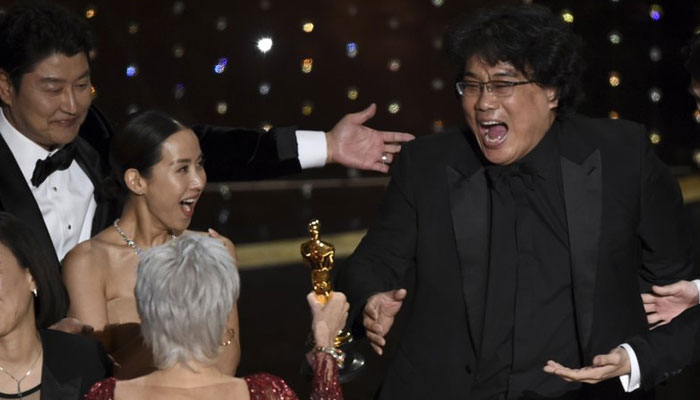 'Parasite' makes Oscars history with stunning best picture win