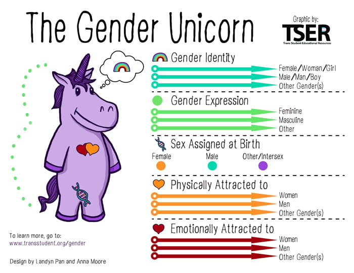 The Gender Unicorn/Trans Student Educational Resources/Landyn Pan & Anna Moore
