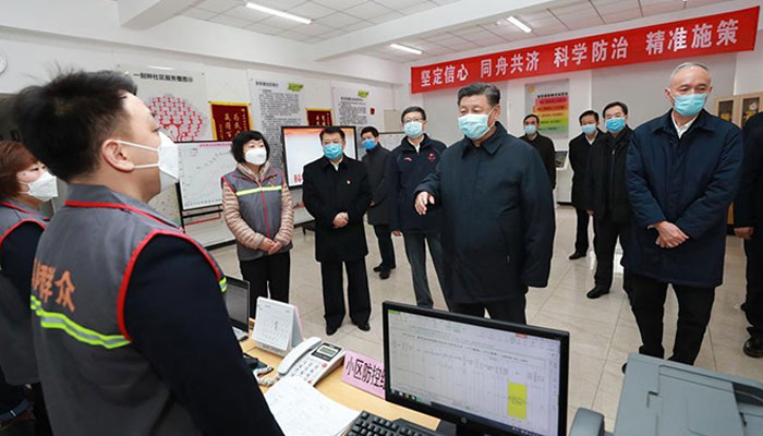 President Xi meets patients, medics at coronavirus hospital 