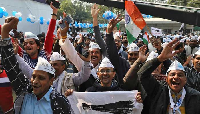 AAP routs Modi's BJP in Delhi elections