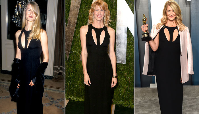 Laura Dern rewears dress from 1995 for the third time at the Oscars after-party