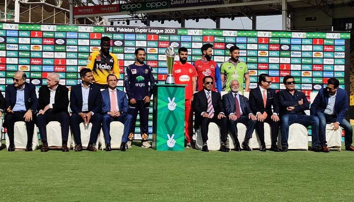 PSL 2020 trophy unveiled at Karachi's National Stadium 