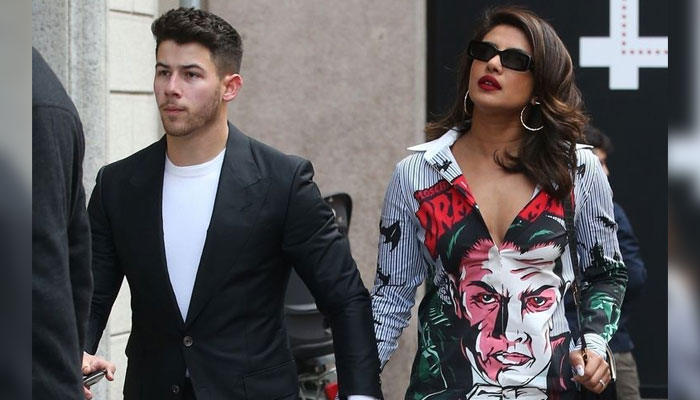 Priyanka Chopra turns cheerleader for Nick Jonas in Madrid concert 