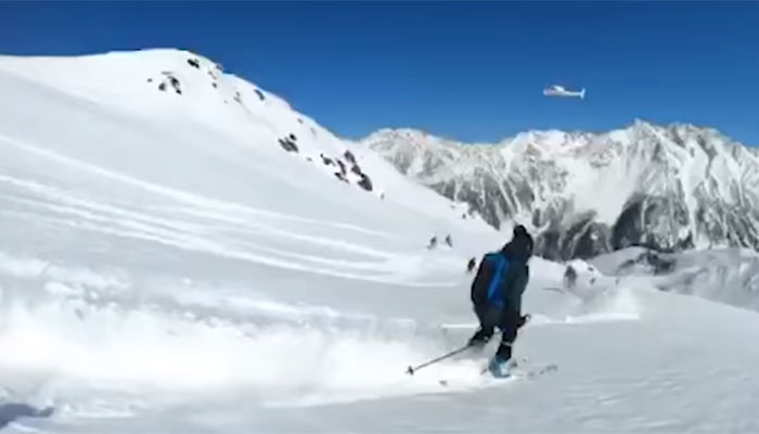 More than 60 foreign skiers participate in Heliski expedition in Shogran