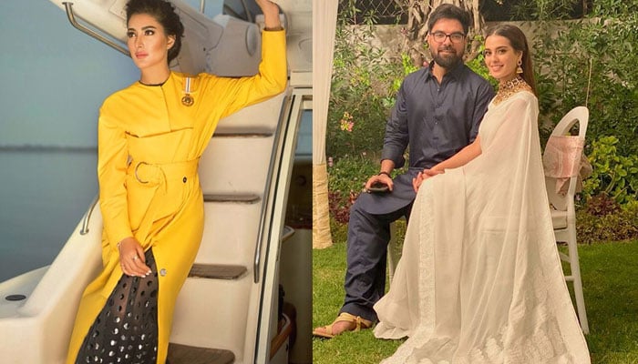 Mehwish Hayat showers love on Iqra Aziz, Yasir Hussain