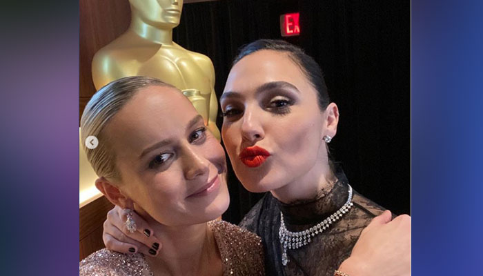 Wonder Woman's Gal Gadot shares photos with Captain Marvel's Brie Larson