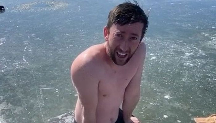 VIRAL: TikTok star's near-death experience of swimming in a frozen lake 