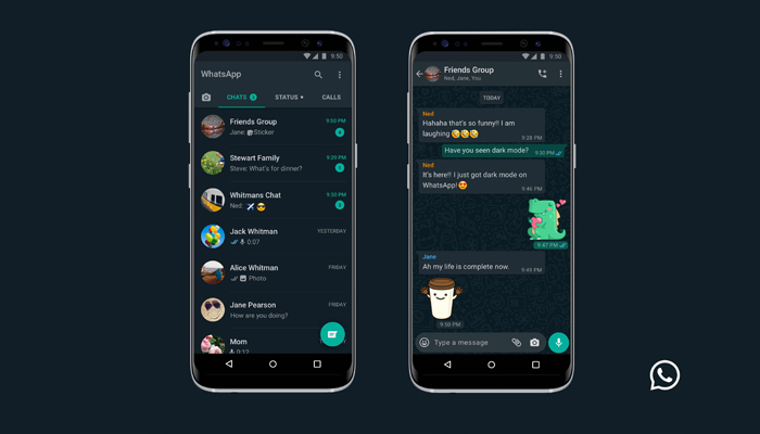 WhatsApp rolls out dark mode for Android, IOS users