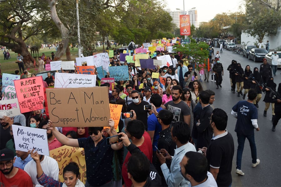 Two rallies, one goal: How conservatives, progressives commemorated Women's Day