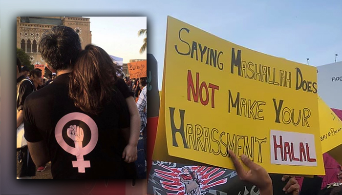 The men of Aurat March (and their posters)