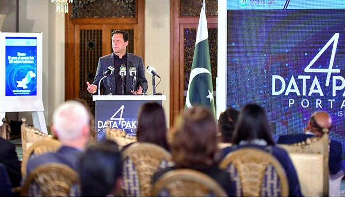 PM Imran reveals 'Data4Pakistan' portal as effort to tackle poverty