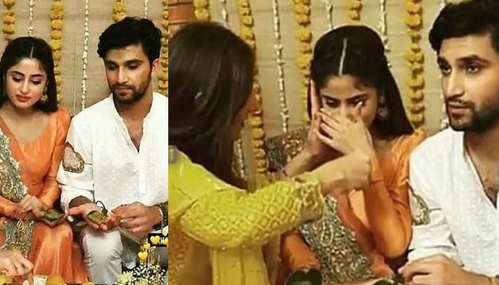 Sajal Ali, Ahad Raza Mir Mayyon ceremony: Couple's wedding festivities begin