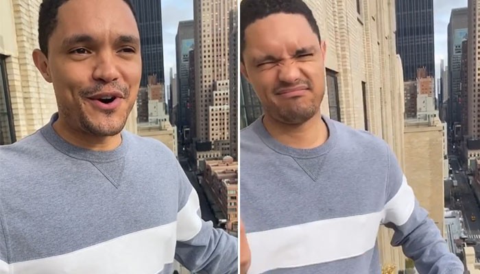 Trevor Noah's spoof of quarantined Italian balcony singers backfires