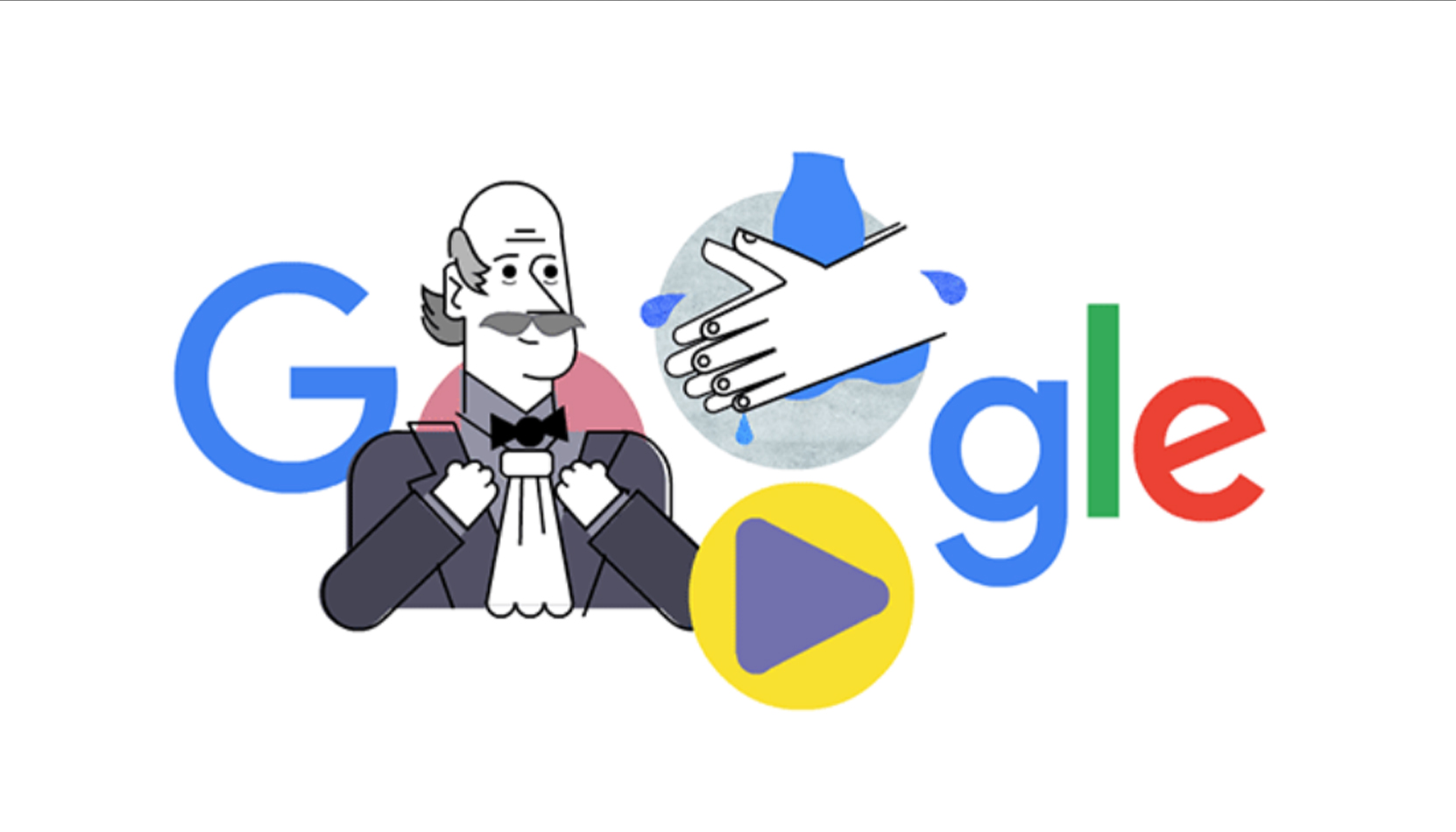 Google Doodle honours Ignaz Semmelweis who first discovered power of handwashing