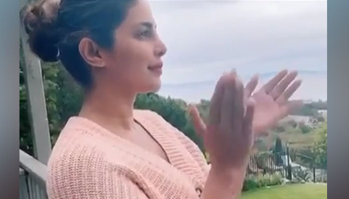 Priyanka Chopra Jonas shares video to support people fighting against coronavirus