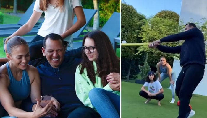 Jennifer Lopez, Alex Rodriguez enjoy 'dream day' playing baseball with kids: Watch