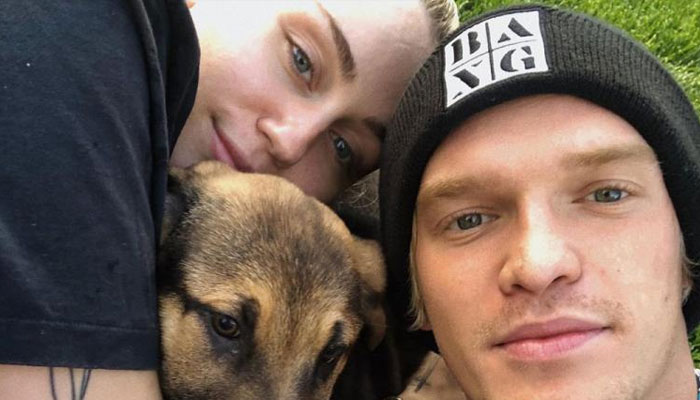 Miley Cyrus, Cody Simpson welcome their new friend 'Bo' amid quarantine: Photos