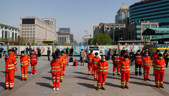 China mourns thousands who died in country's coronavirus epidemic