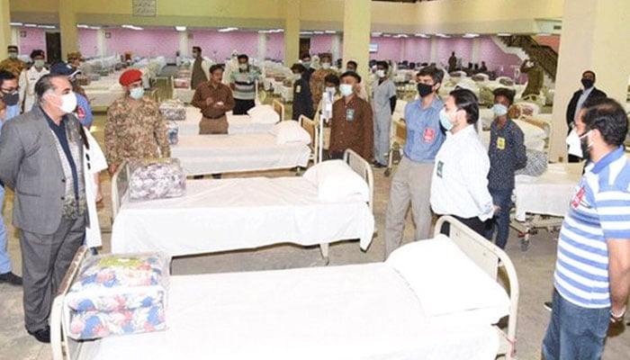 Isolation centre at Karachi Expo Centre to receive coronavirus patients from today
